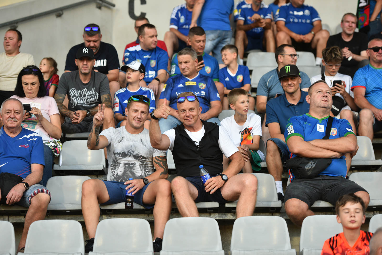 Kibice na meczu Miedź Legnica- ŁKS Łódź. Znajdź się na zdjęciach