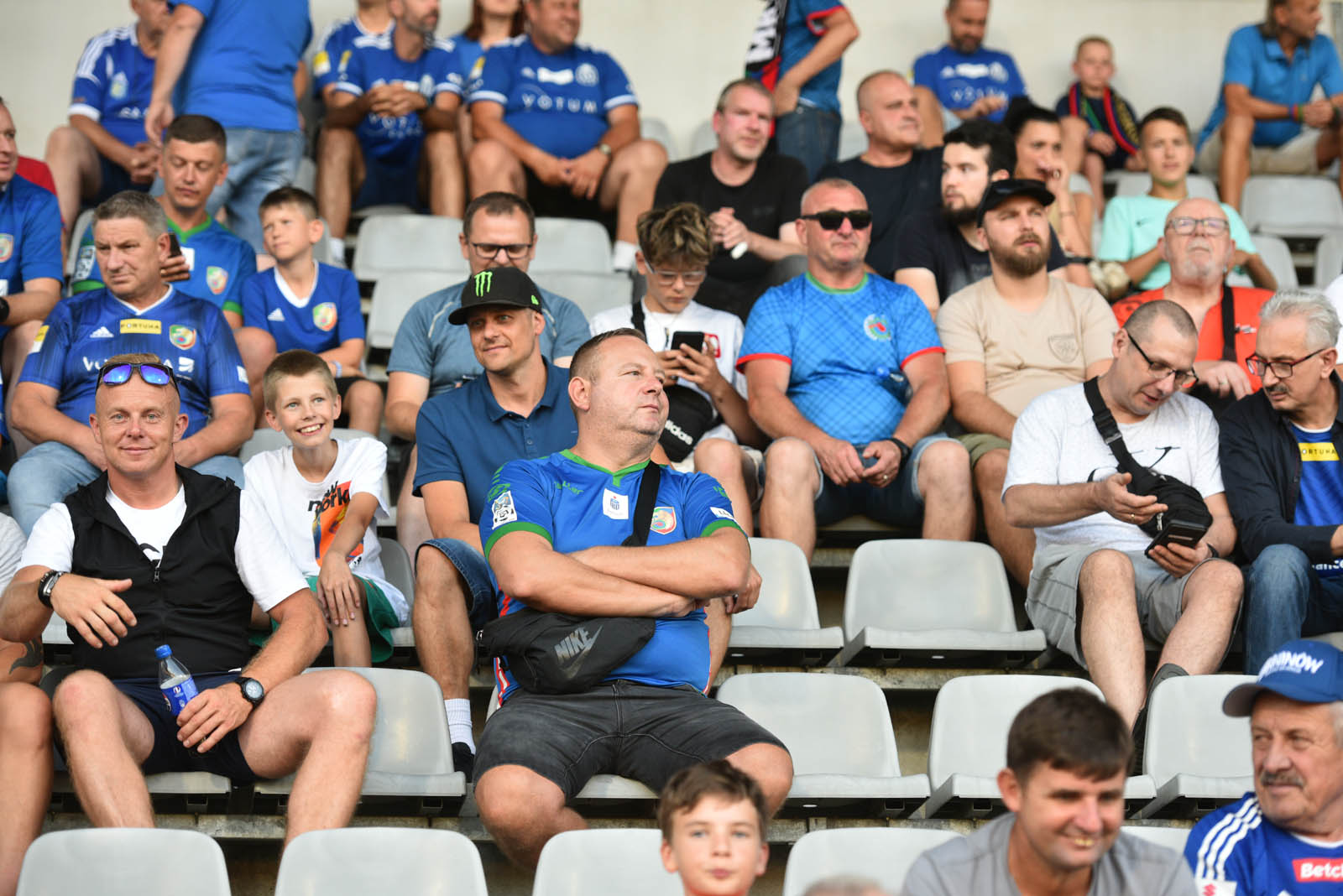 Kibice na meczu Miedź Legnica- ŁKS Łódź. Znajdź się na zdjęciach