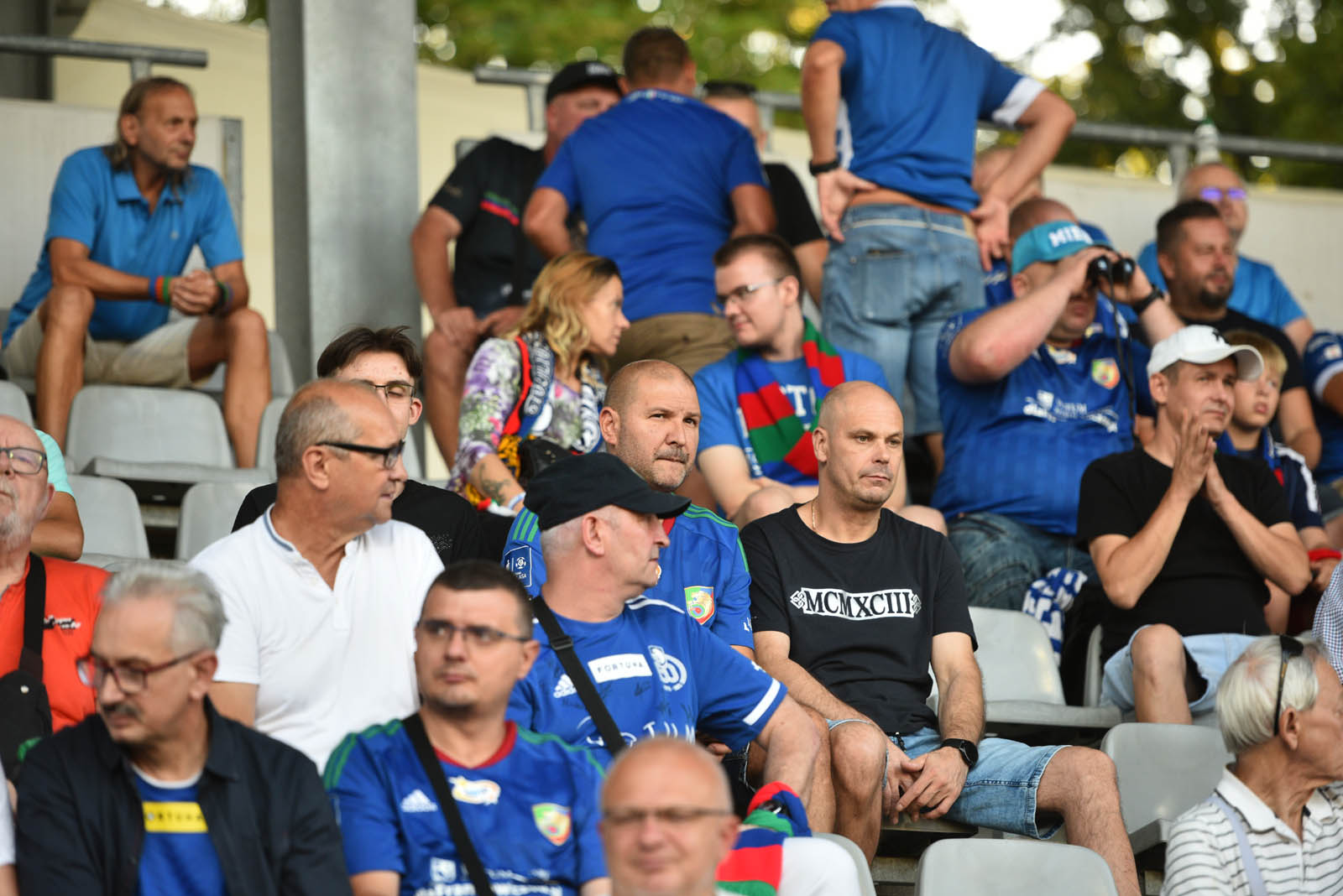 Kibice na meczu Miedź Legnica- ŁKS Łódź. Znajdź się na zdjęciach