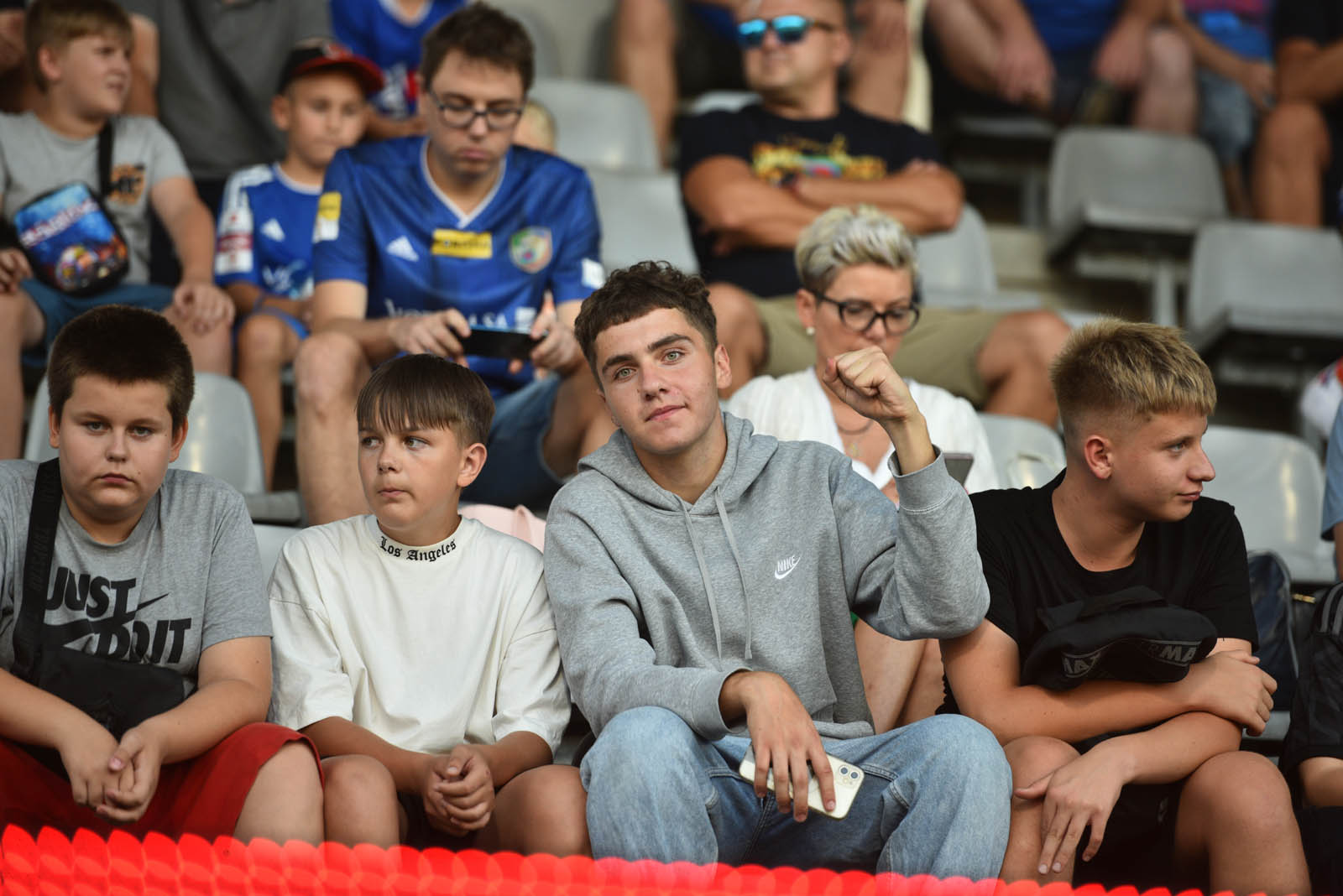Kibice na meczu Miedź Legnica- ŁKS Łódź. Znajdź się na zdjęciach