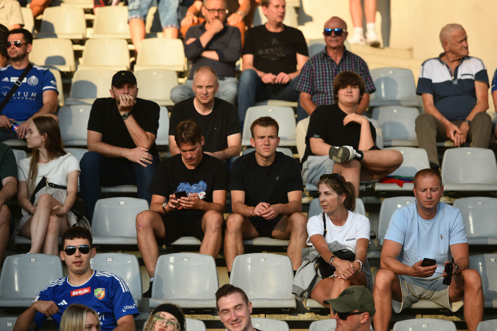 Kibice na meczu Miedź Legnica- ŁKS Łódź. Znajdź się na zdjęciach