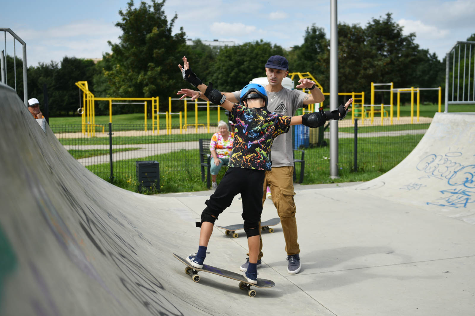 Skatecamp - obóz deskorolkowy odbywa się na Skateparku Legnica