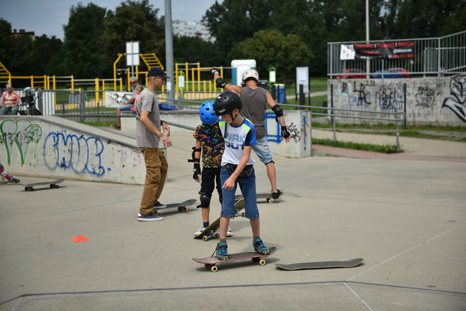 Skatecamp - obóz deskorolkowy odbywa się na Skateparku Legnica