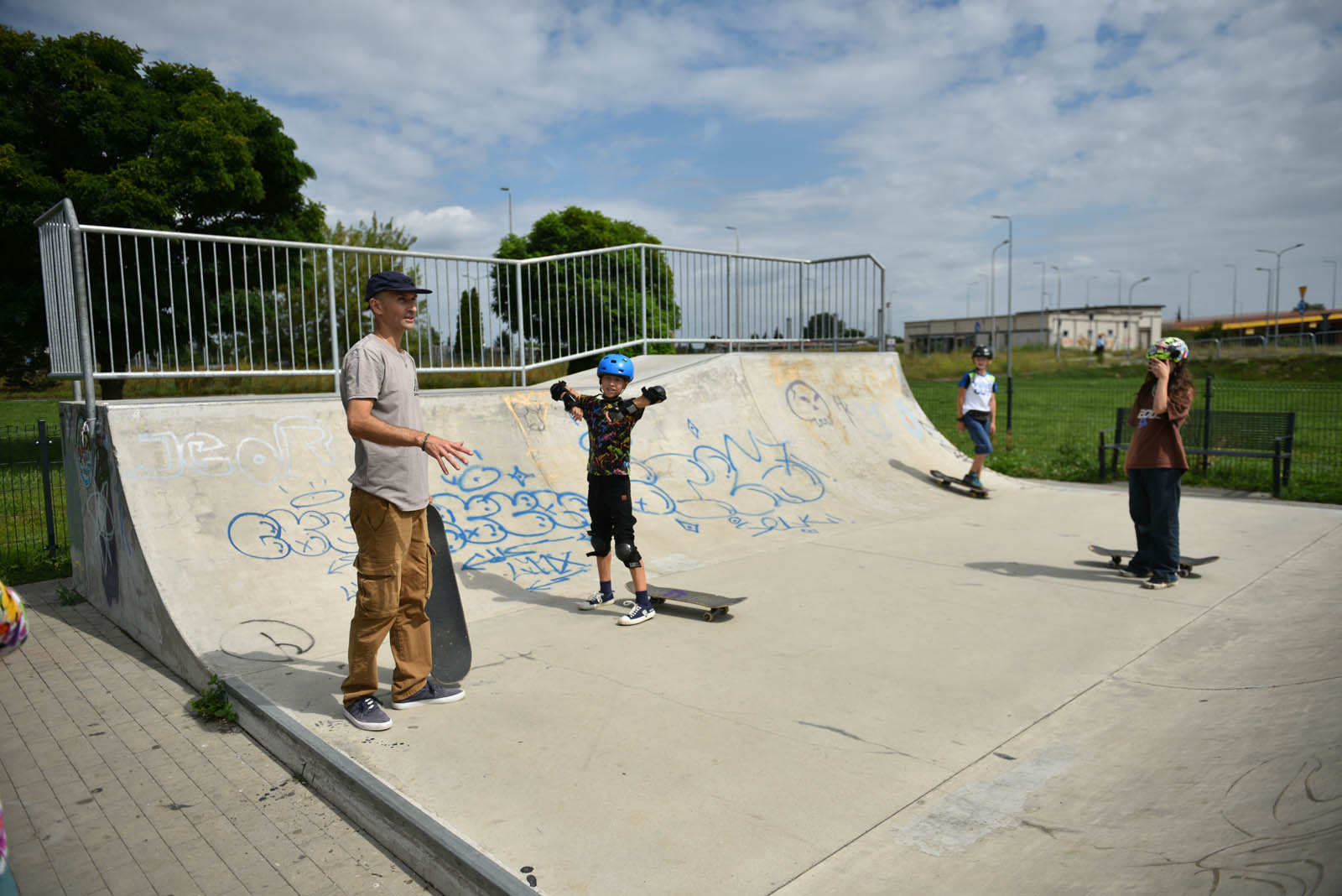 Skatecamp - obóz deskorolkowy odbywa się na Skateparku Legnica