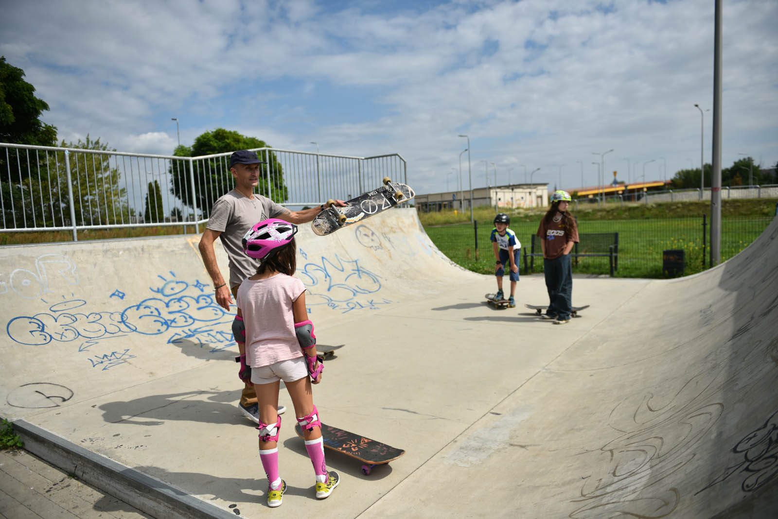 Skatecamp - obóz deskorolkowy odbywa się na Skateparku Legnica