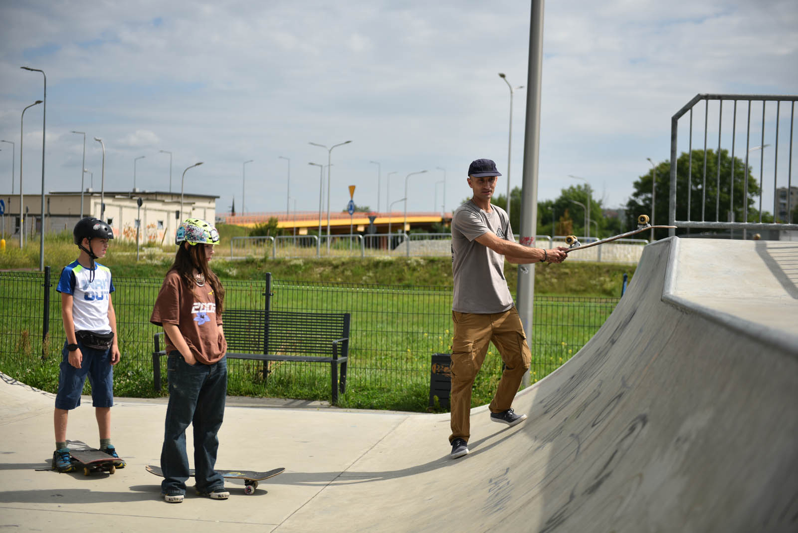 Skatecamp - obóz deskorolkowy odbywa się na Skateparku Legnica