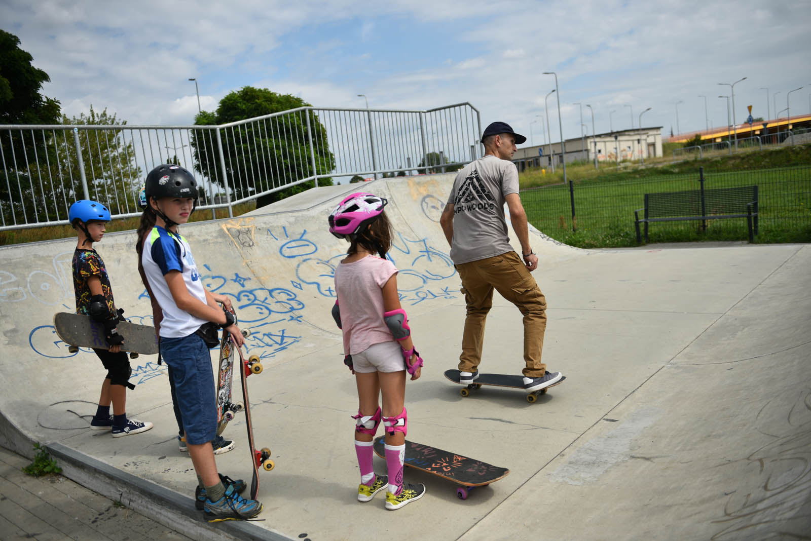 Skatecamp - obóz deskorolkowy odbywa się na Skateparku Legnica