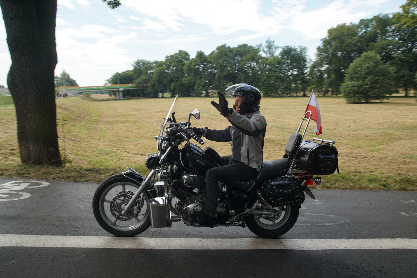 Motocyklowa parada przejechała przez Legnicę