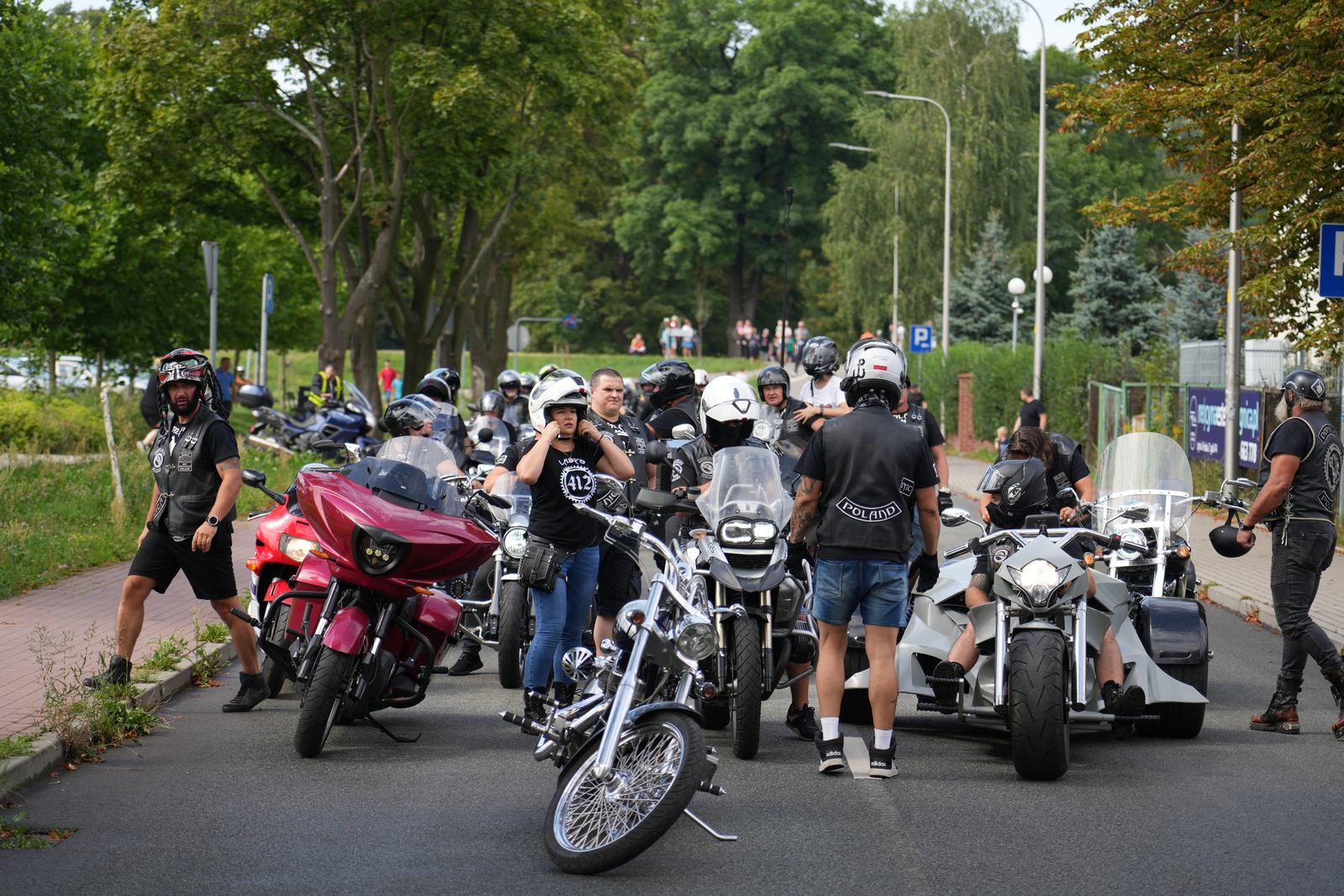 Motocyklowa parada przejechała przez Legnicę