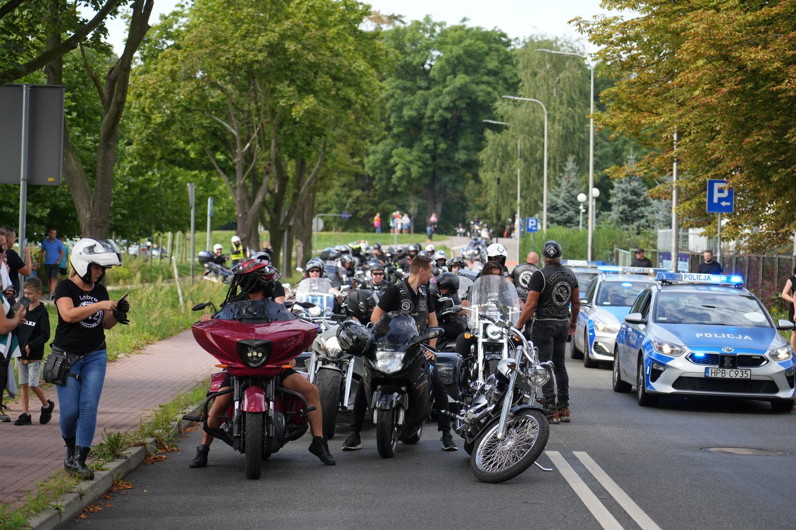 Motocyklowa parada przejechała przez Legnicę