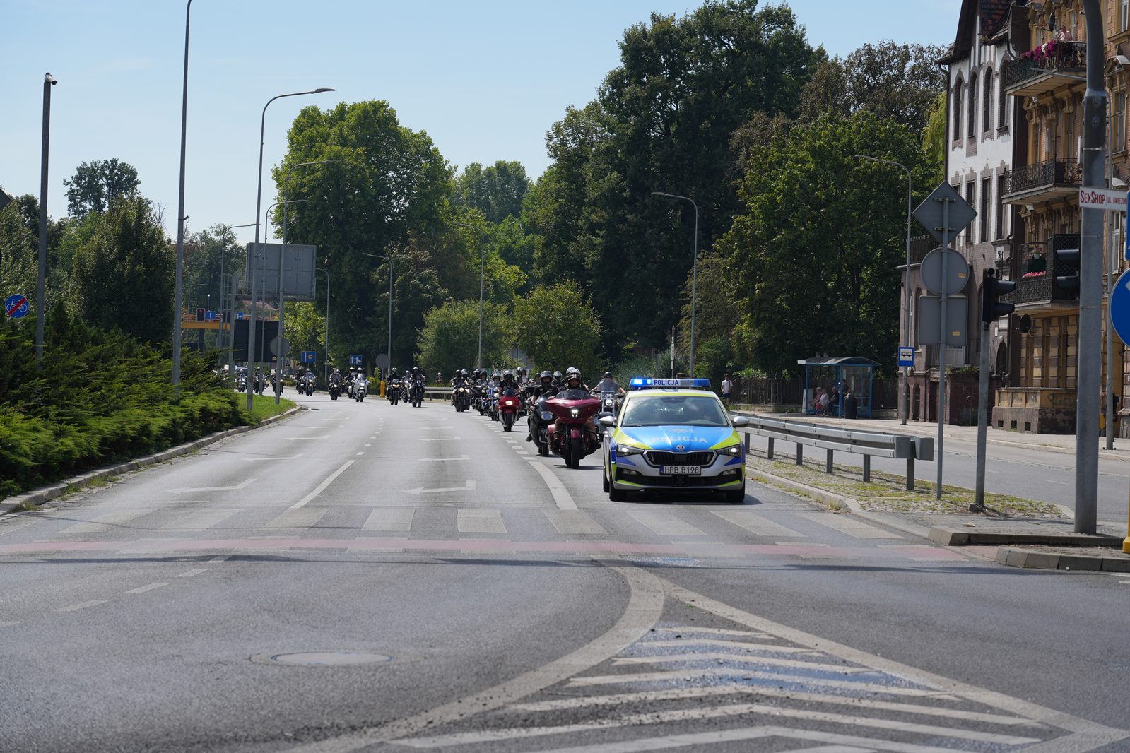 Motocyklowa parada przejechała przez Legnicę