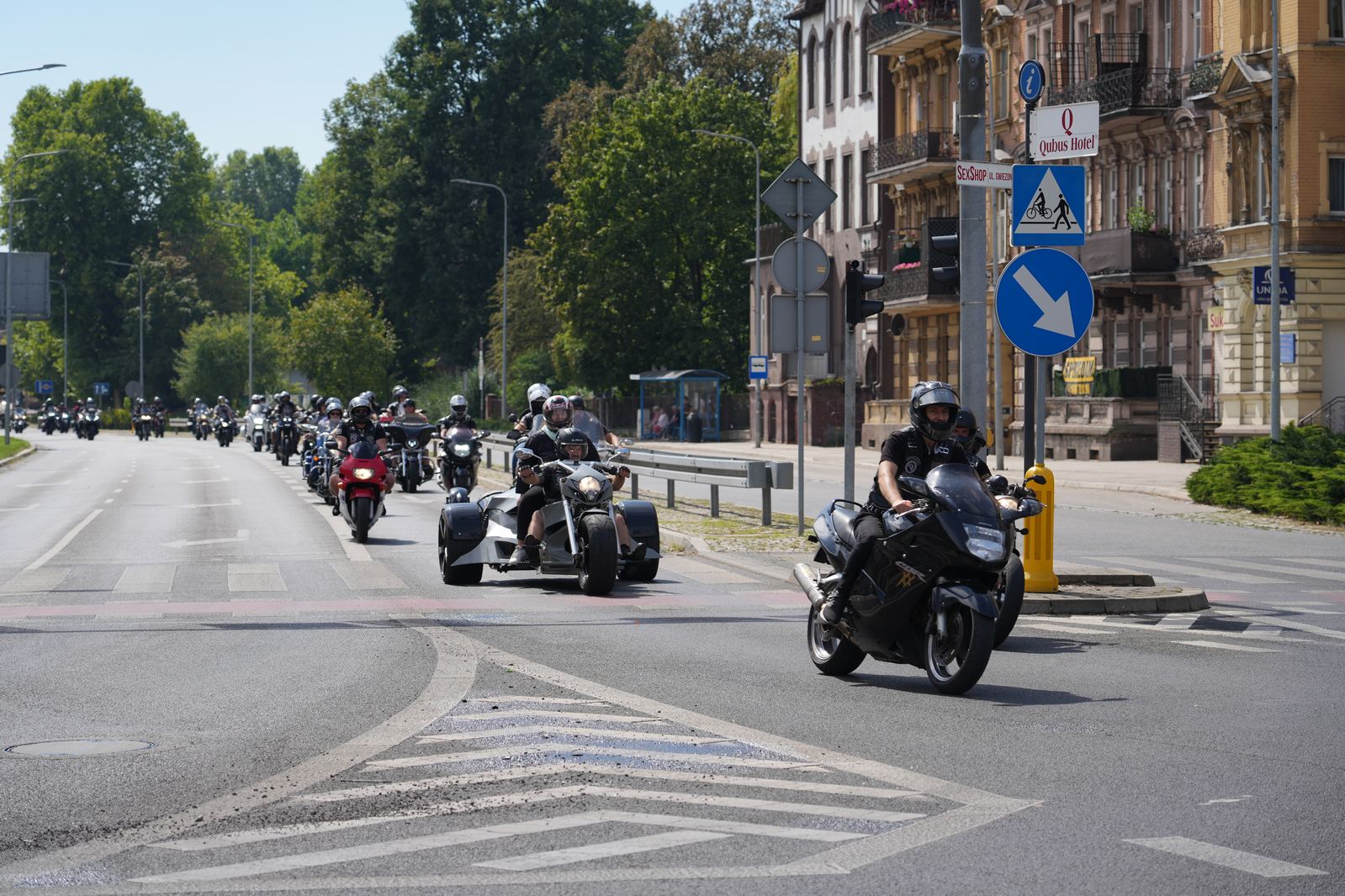 Motocyklowa parada przejechała przez Legnicę