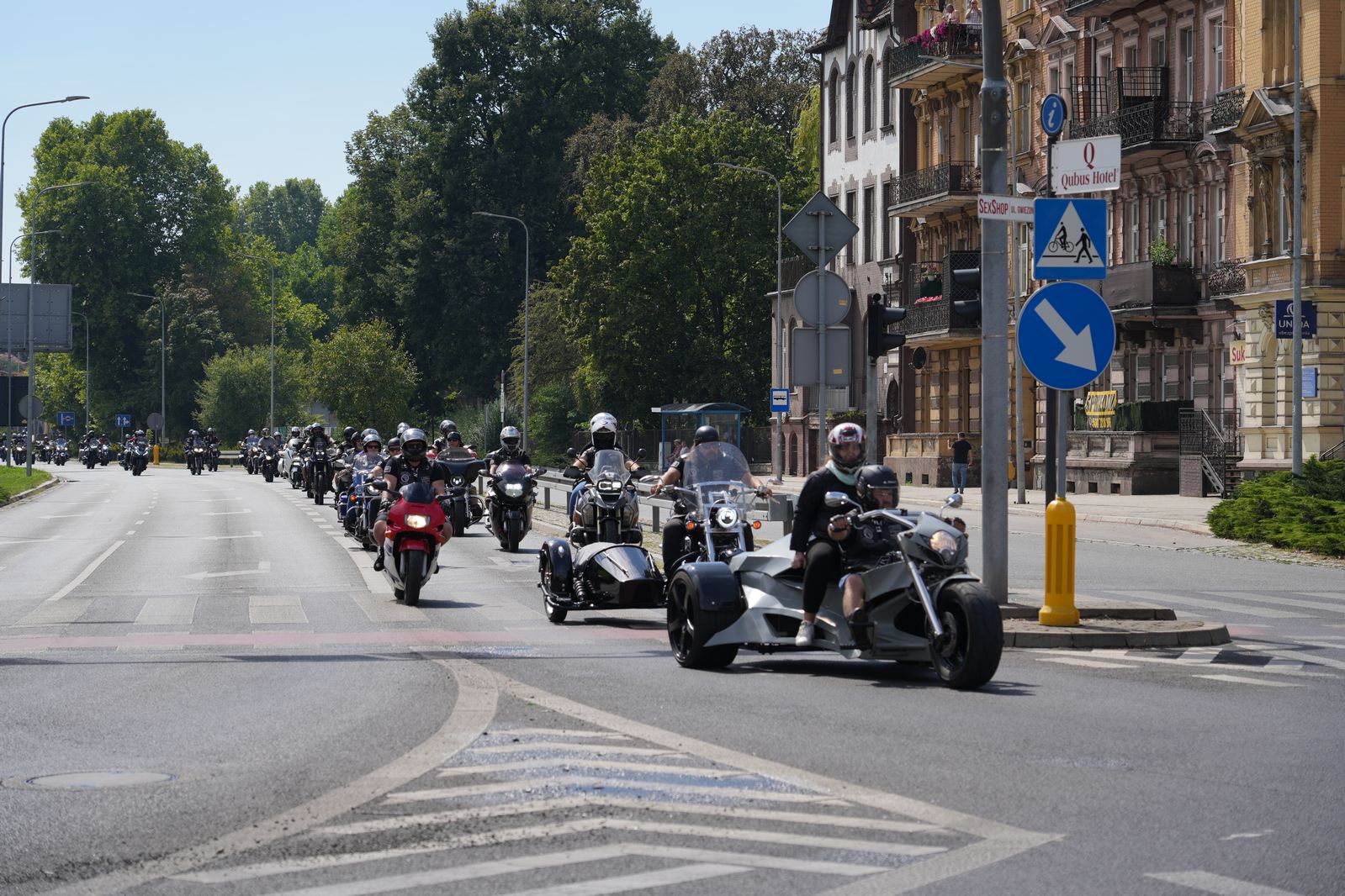 Motocyklowa parada przejechała przez Legnicę