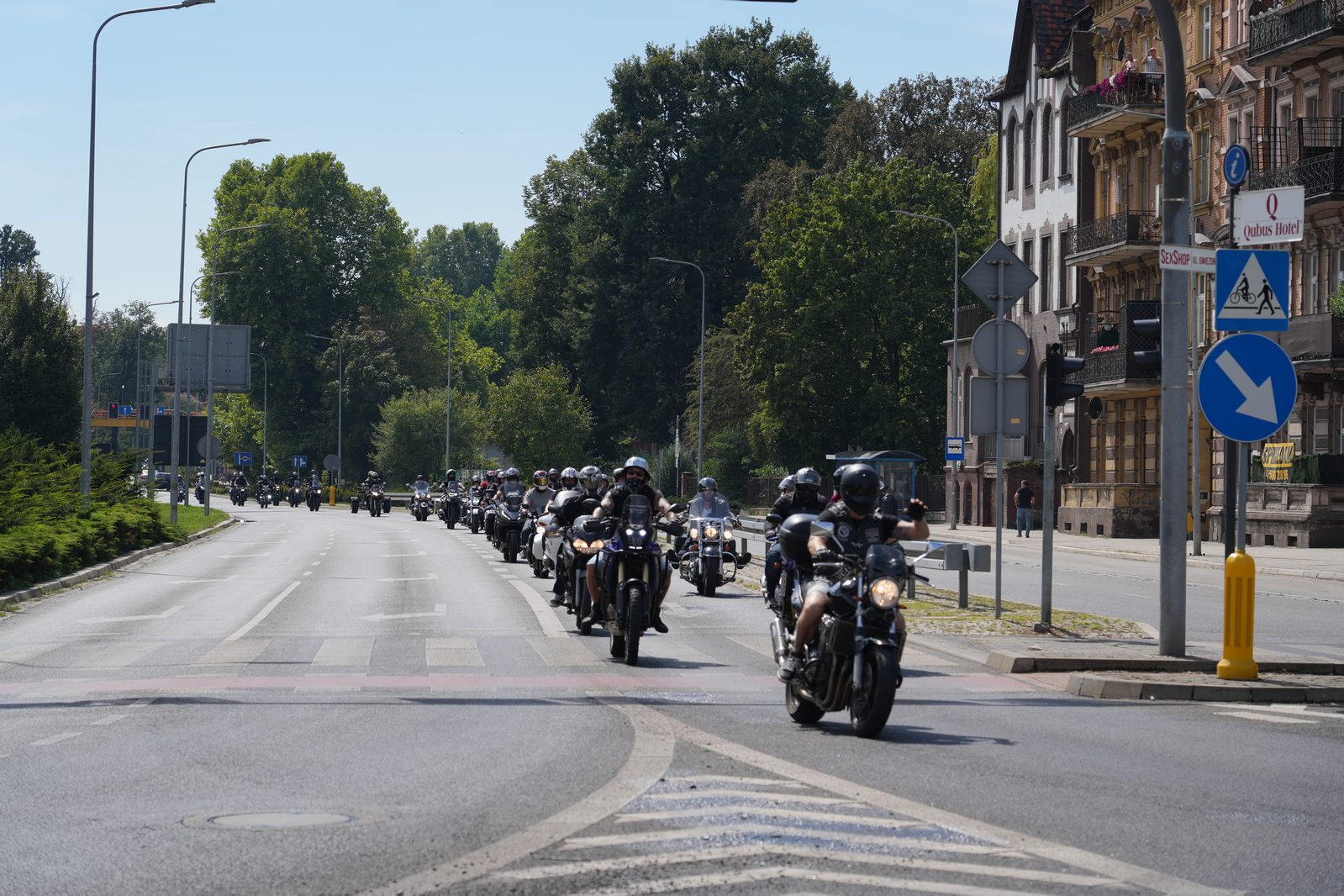 Motocyklowa parada przejechała przez Legnicę