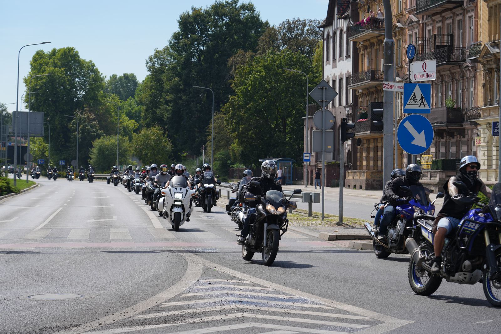 Motocyklowa parada przejechała przez Legnicę
