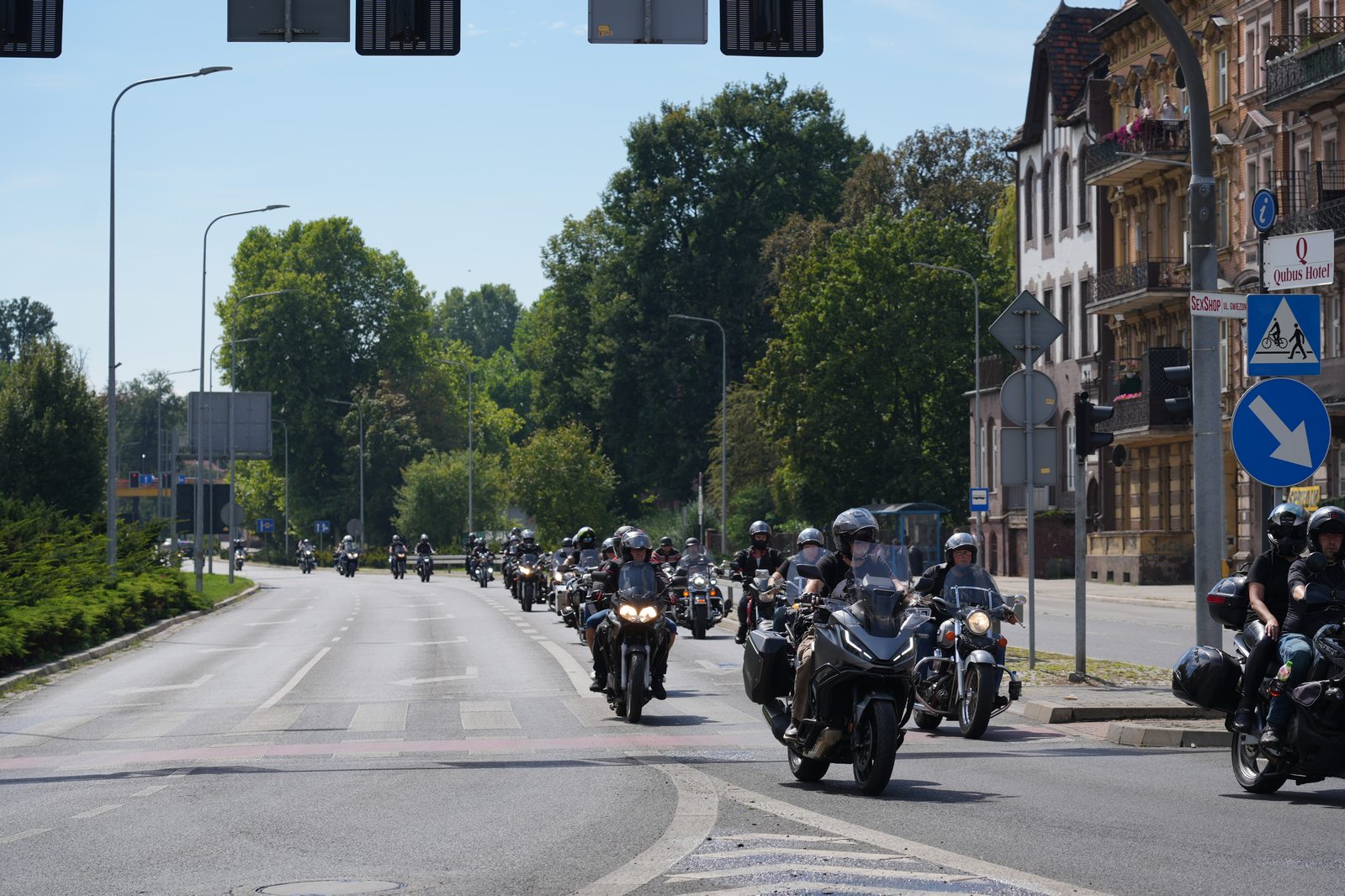 Motocyklowa parada przejechała przez Legnicę