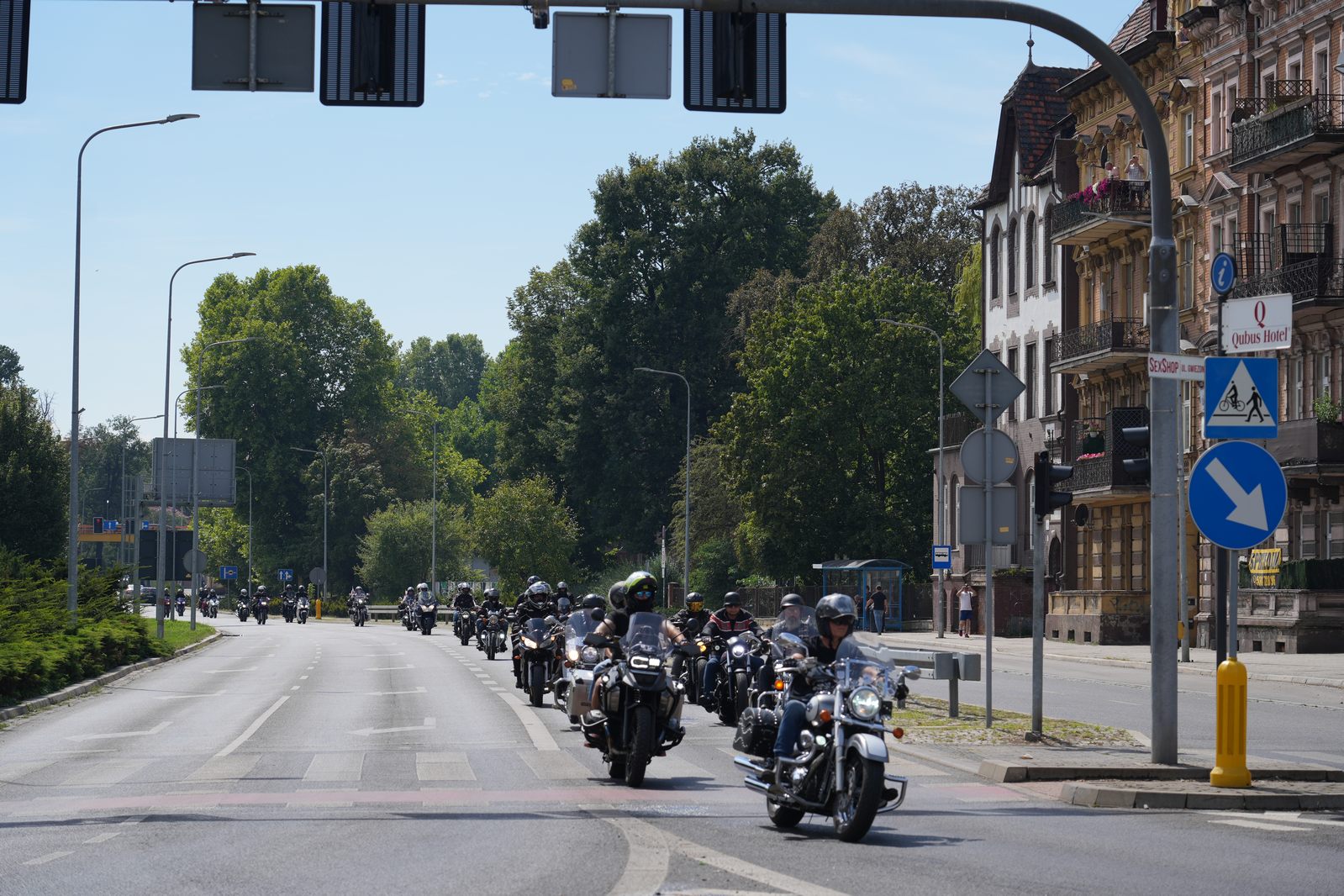 Motocyklowa parada przejechała przez Legnicę