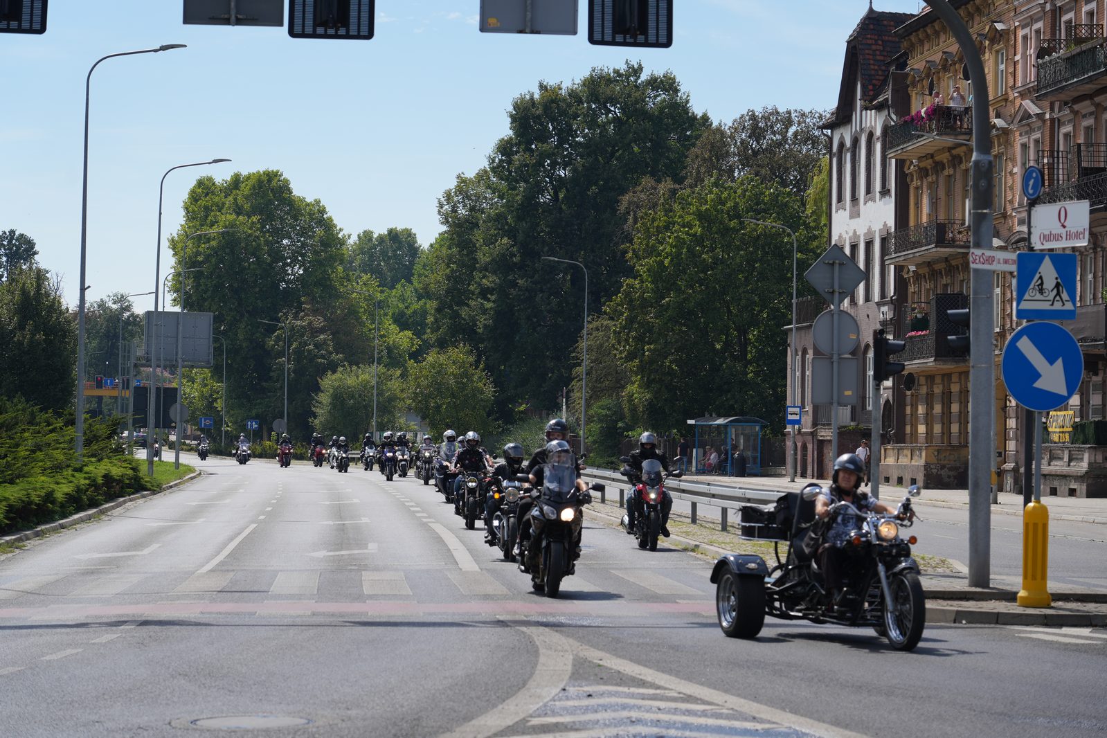 Motocyklowa parada przejechała przez Legnicę