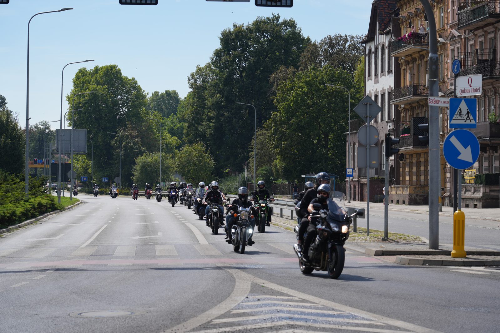 Motocyklowa parada przejechała przez Legnicę