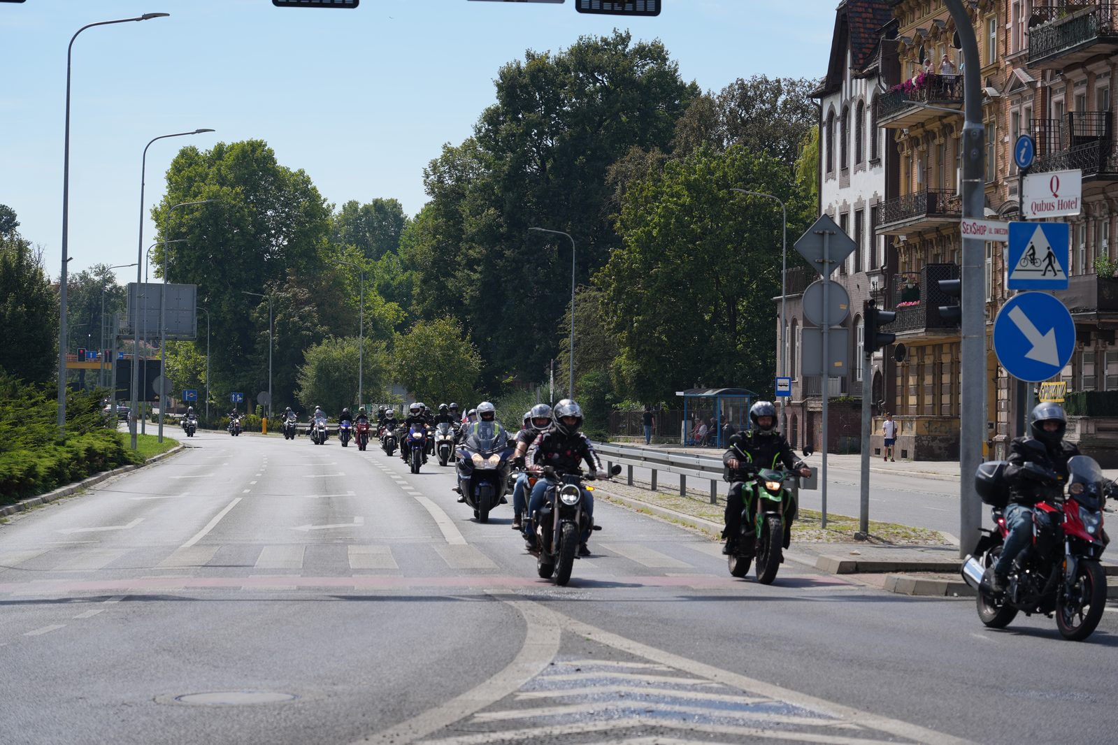 Motocyklowa parada przejechała przez Legnicę