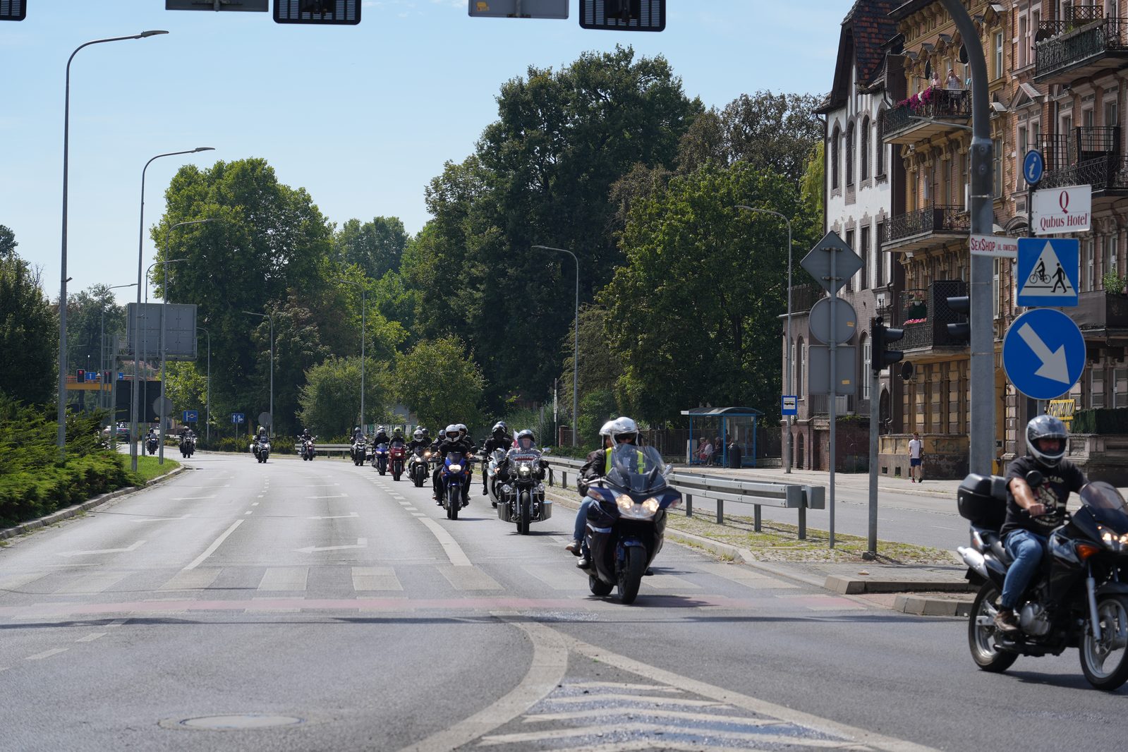 Motocyklowa parada przejechała przez Legnicę