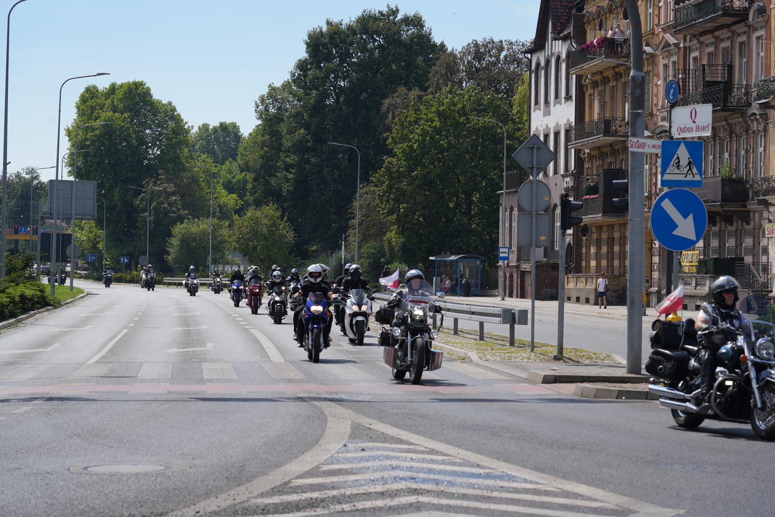 Motocyklowa parada przejechała przez Legnicę