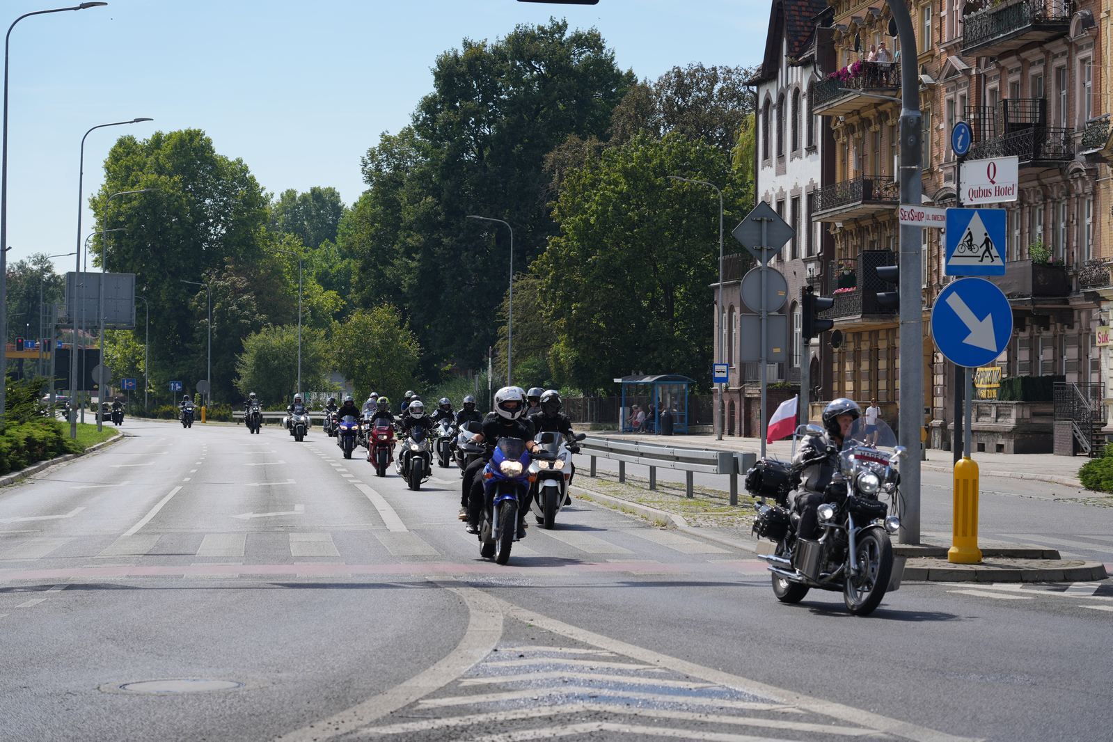 Motocyklowa parada przejechała przez Legnicę