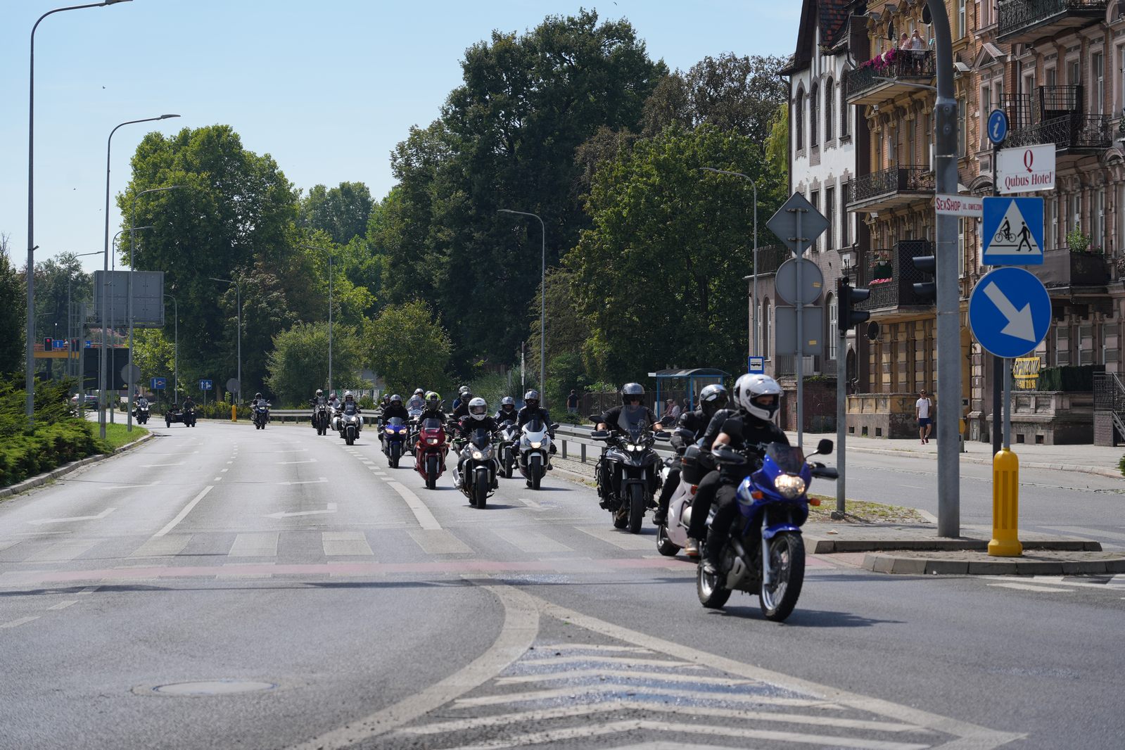 Motocyklowa parada przejechała przez Legnicę