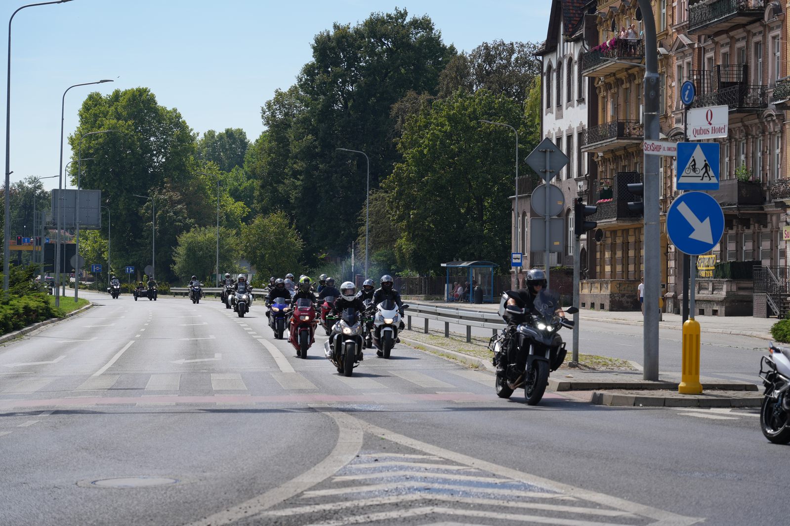 Motocyklowa parada przejechała przez Legnicę