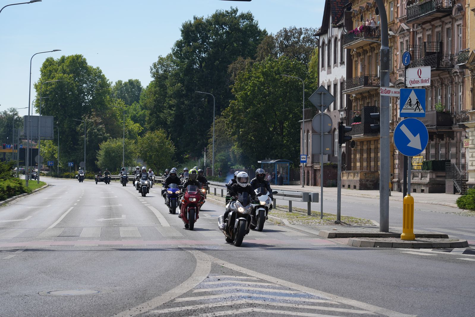 Motocyklowa parada przejechała przez Legnicę