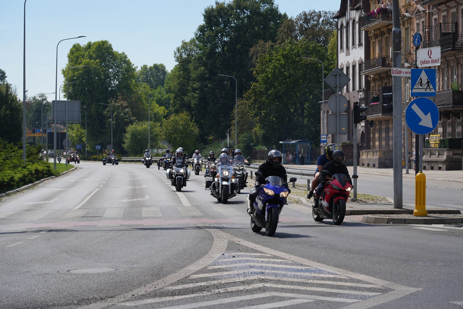 Motocyklowa parada przejechała przez Legnicę