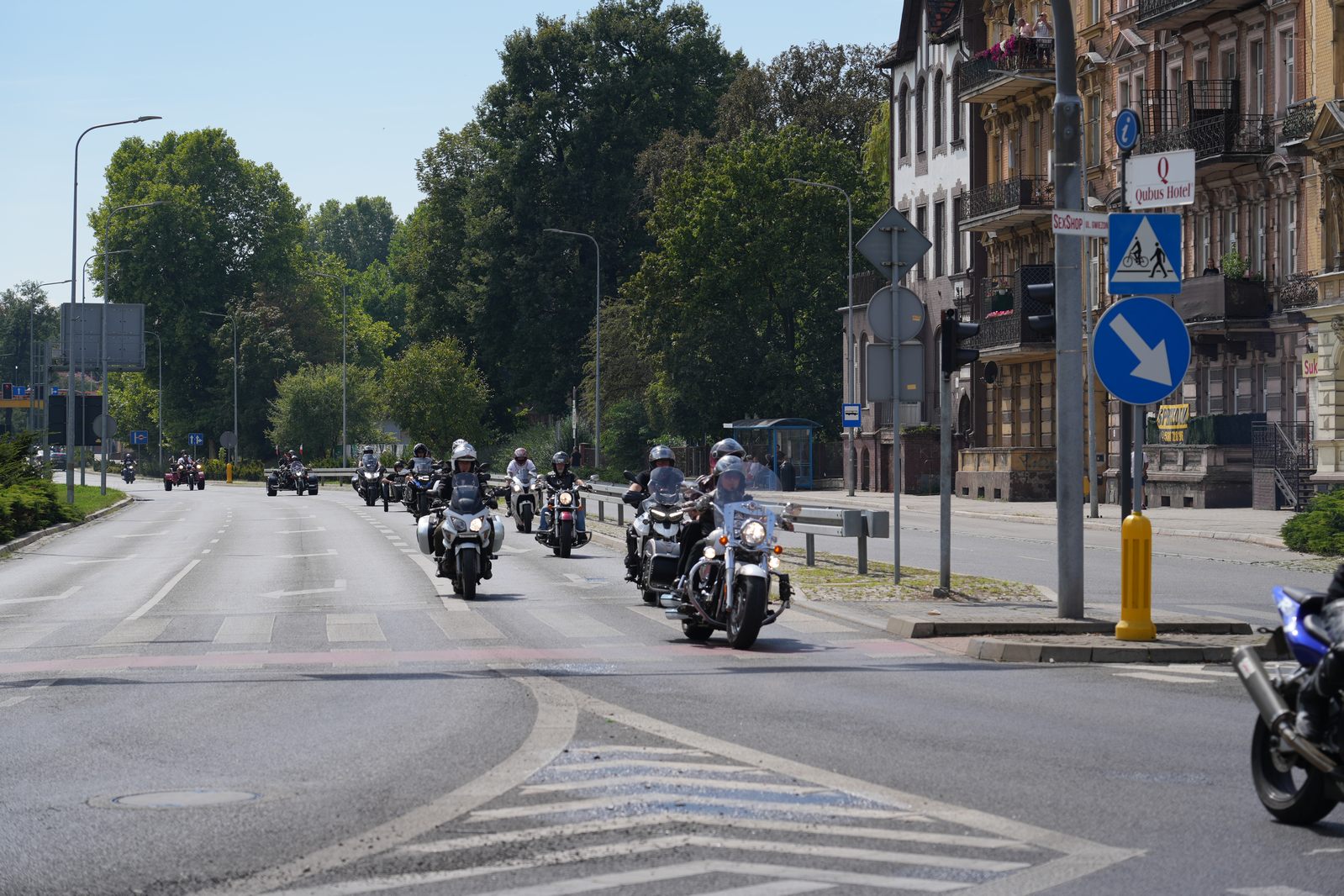 Motocyklowa parada przejechała przez Legnicę