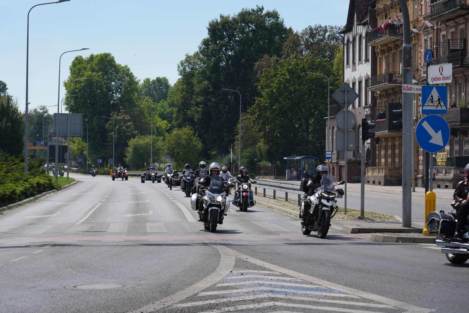 Motocyklowa parada przejechała przez Legnicę
