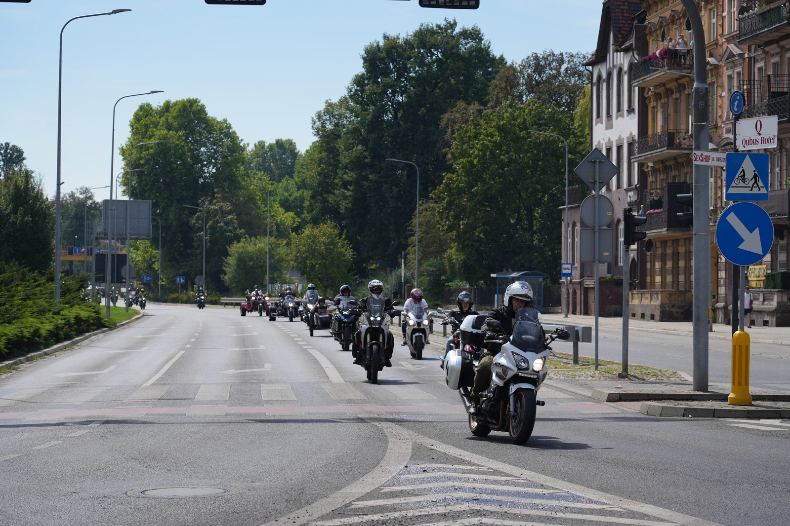 Motocyklowa parada przejechała przez Legnicę