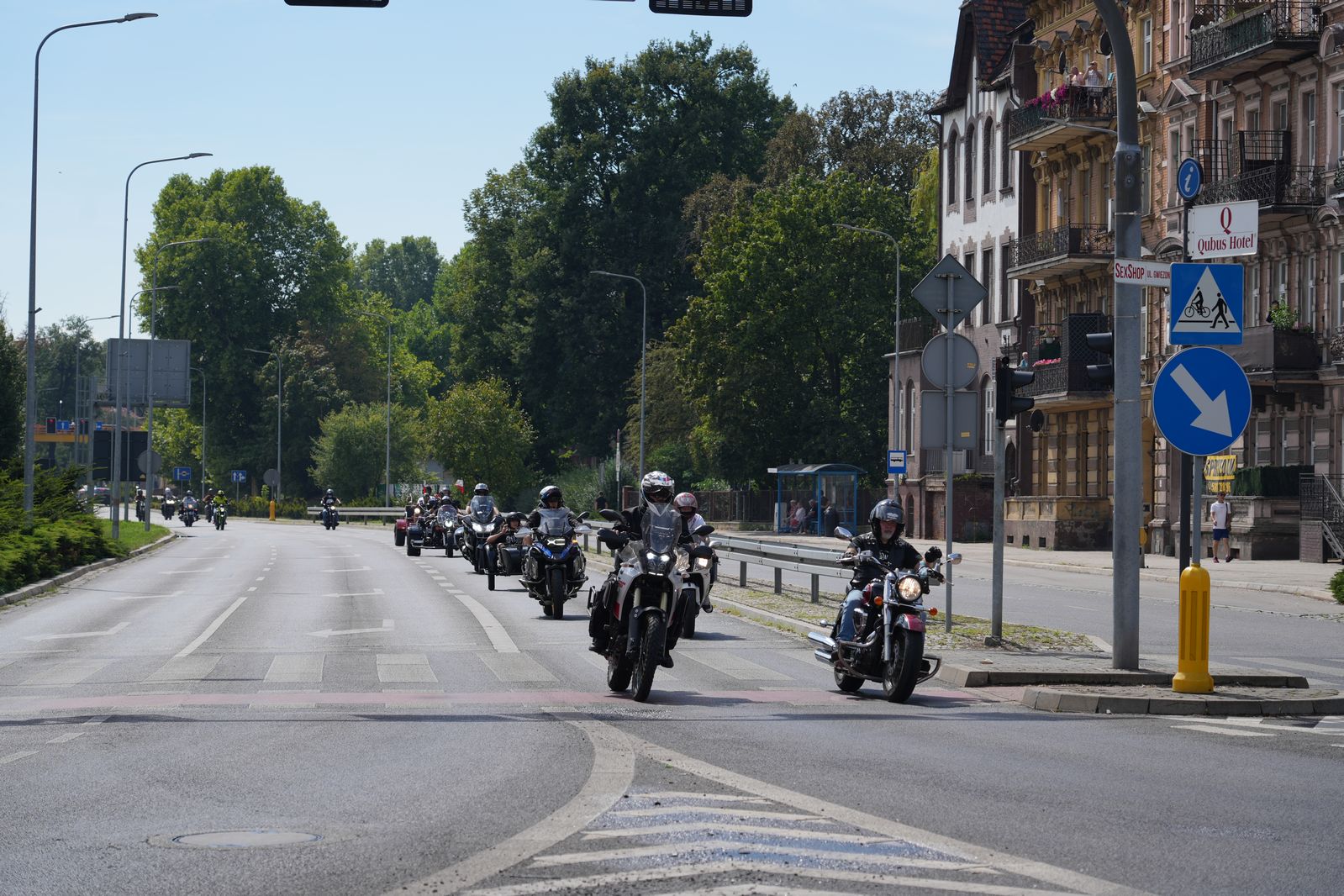 Motocyklowa parada przejechała przez Legnicę