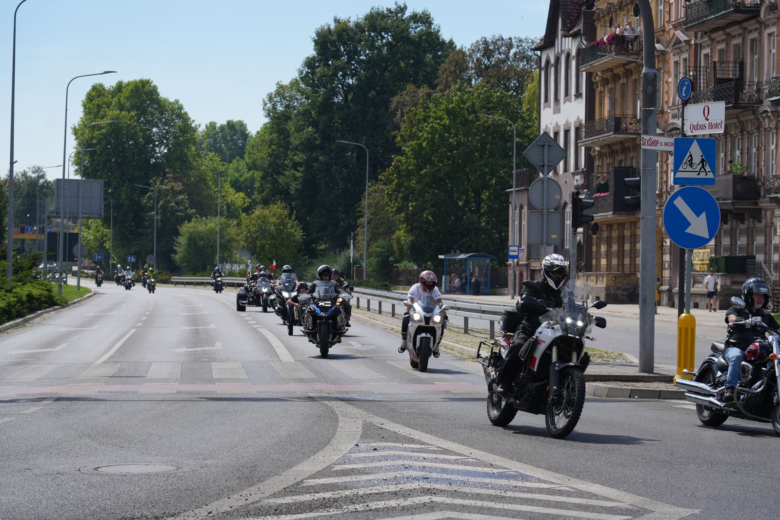 Motocyklowa parada przejechała przez Legnicę