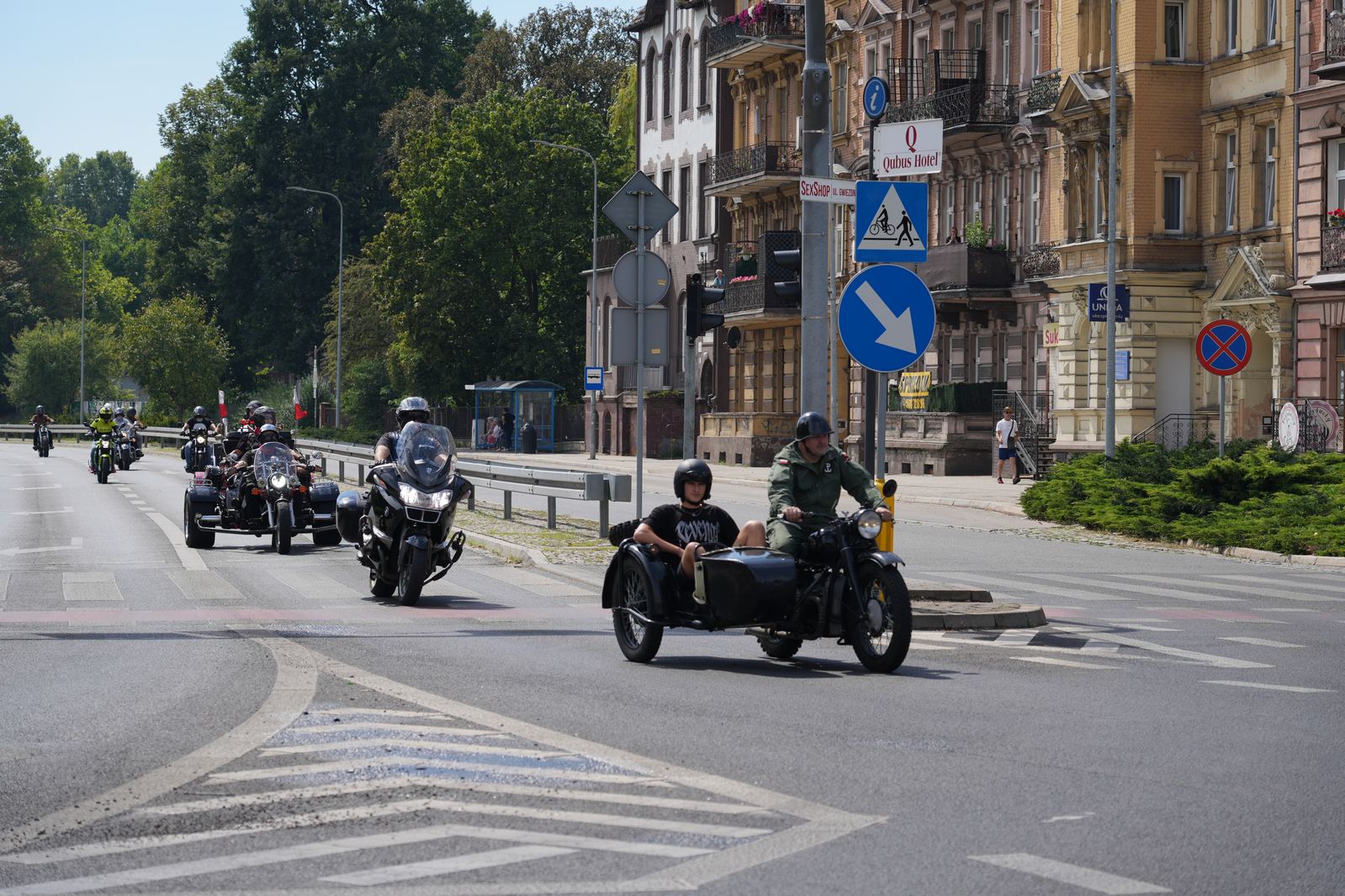 Motocyklowa parada przejechała przez Legnicę
