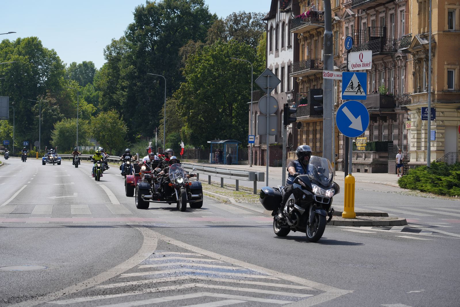 Motocyklowa parada przejechała przez Legnicę