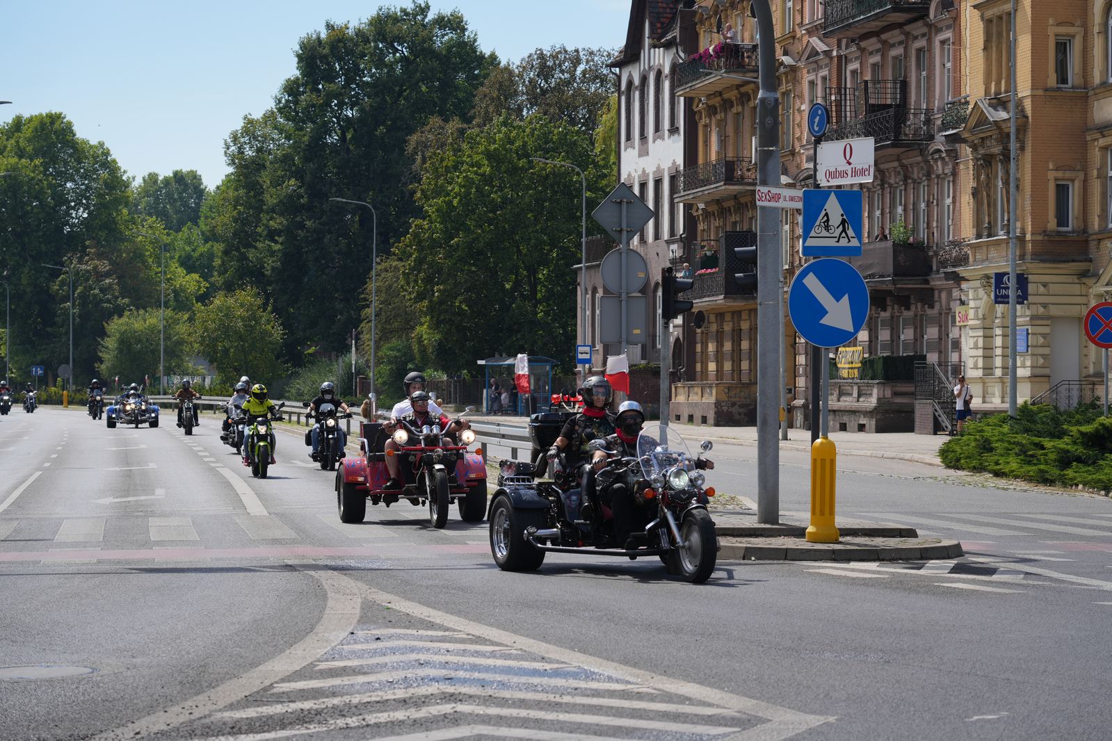Motocyklowa parada przejechała przez Legnicę