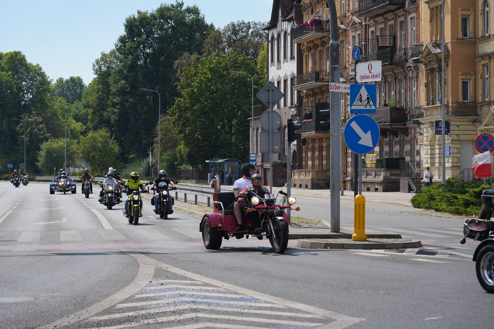 Motocyklowa parada przejechała przez Legnicę