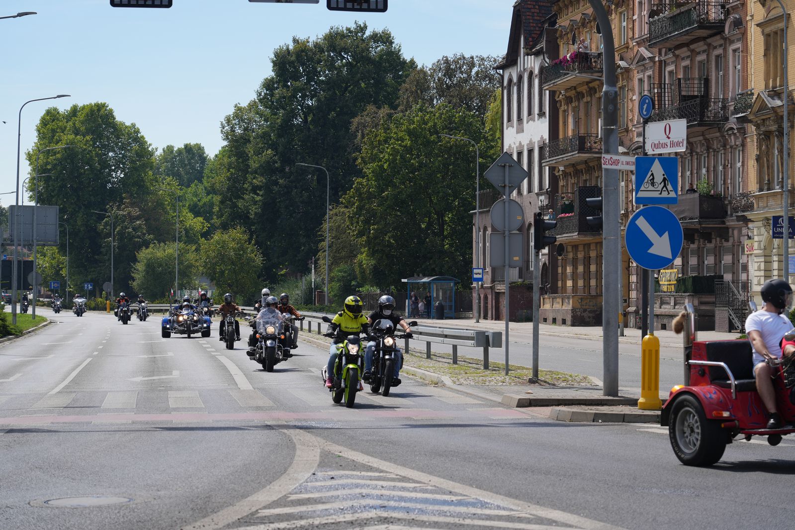 Motocyklowa parada przejechała przez Legnicę