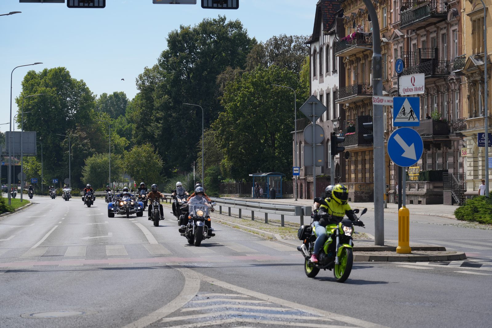 Motocyklowa parada przejechała przez Legnicę