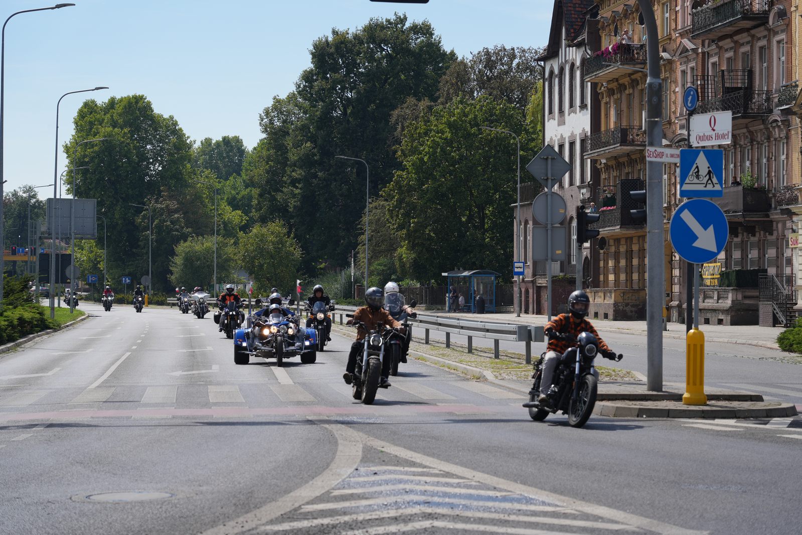 Motocyklowa parada przejechała przez Legnicę
