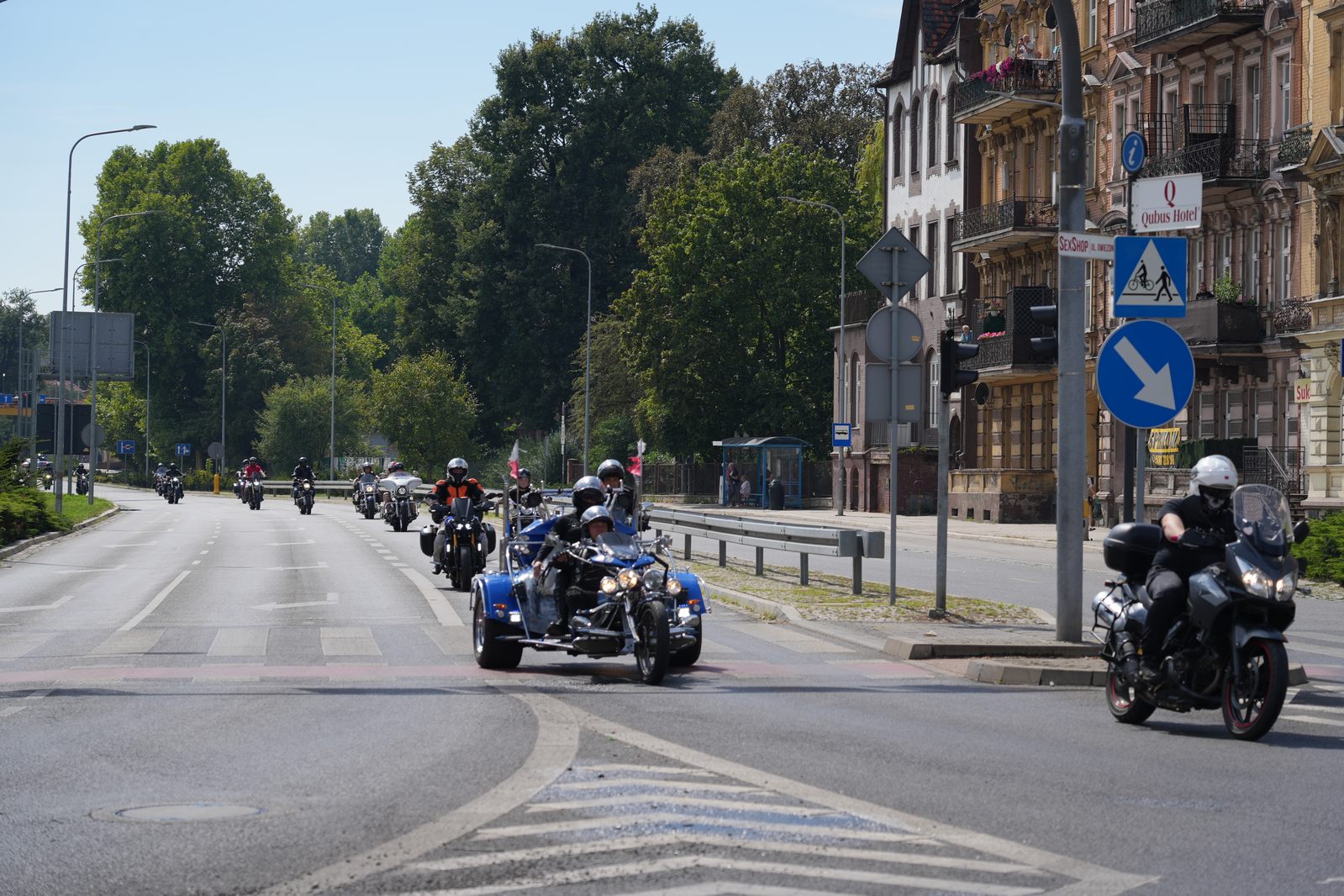 Motocyklowa parada przejechała przez Legnicę