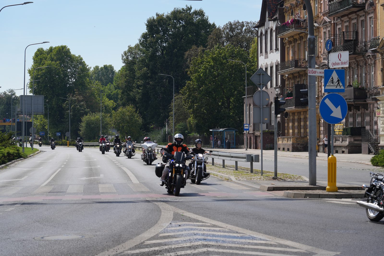 Motocyklowa parada przejechała przez Legnicę