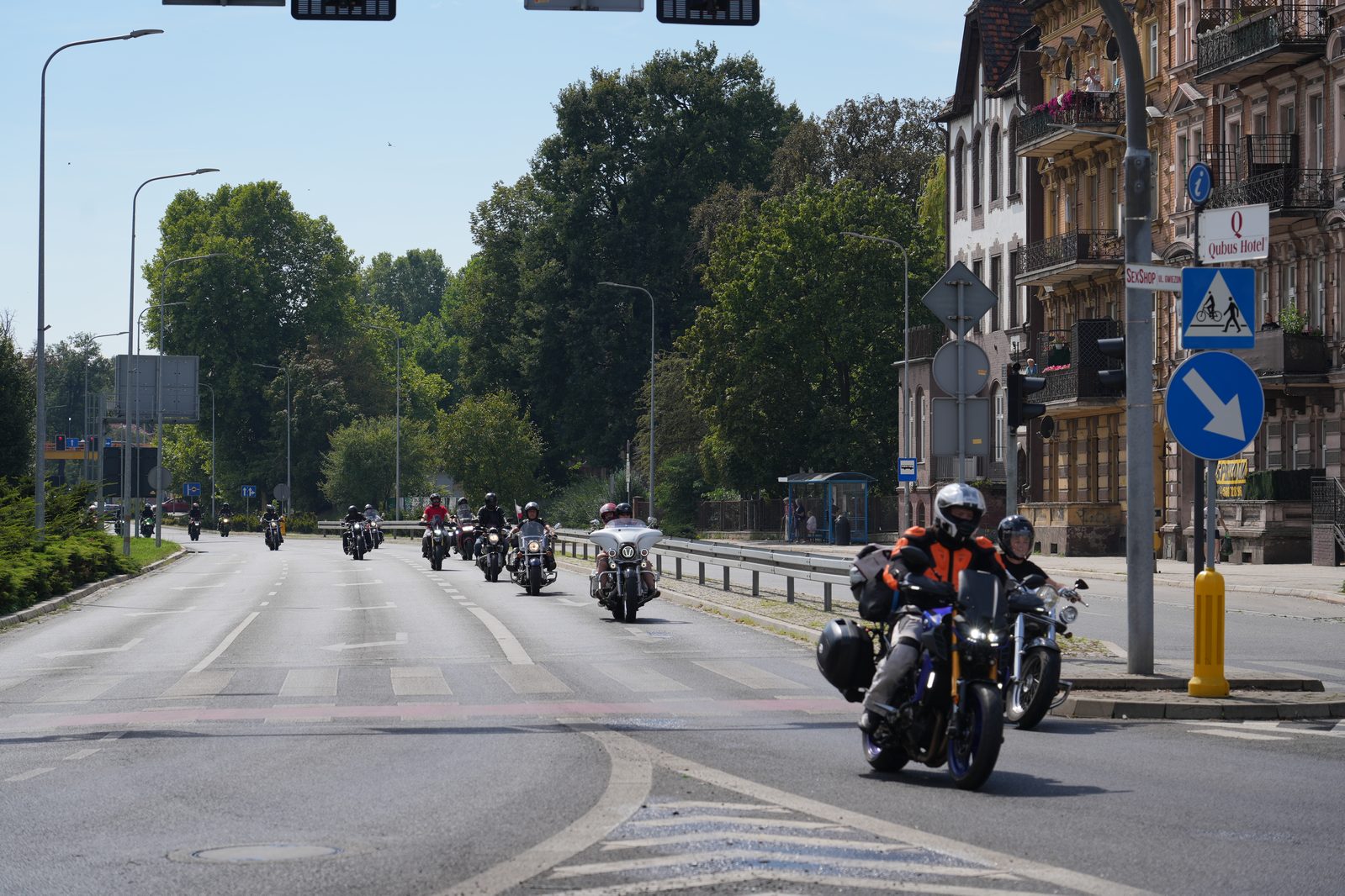 Motocyklowa parada przejechała przez Legnicę