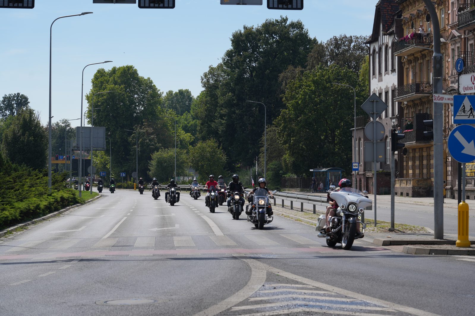 Motocyklowa parada przejechała przez Legnicę