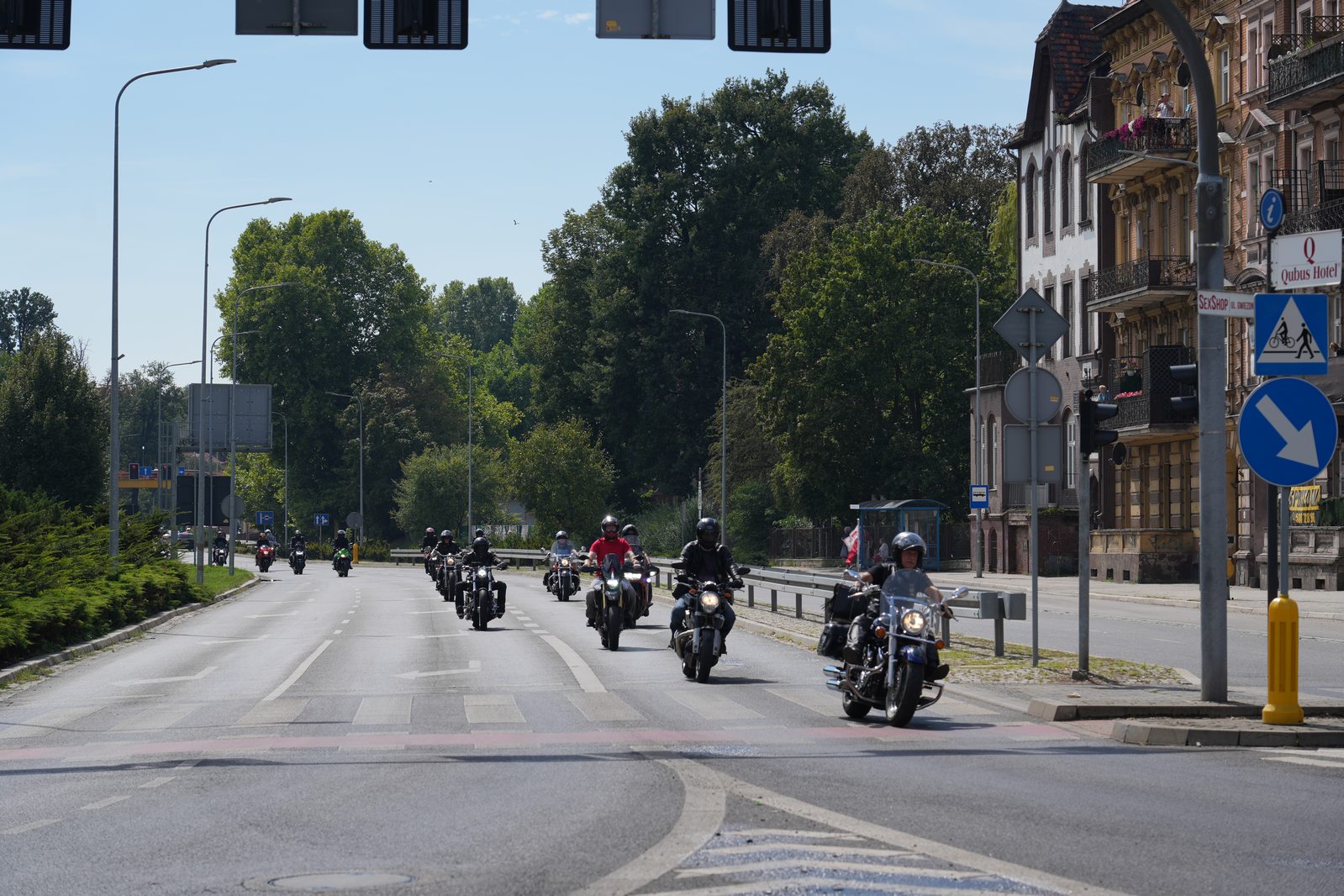 Motocyklowa parada przejechała przez Legnicę