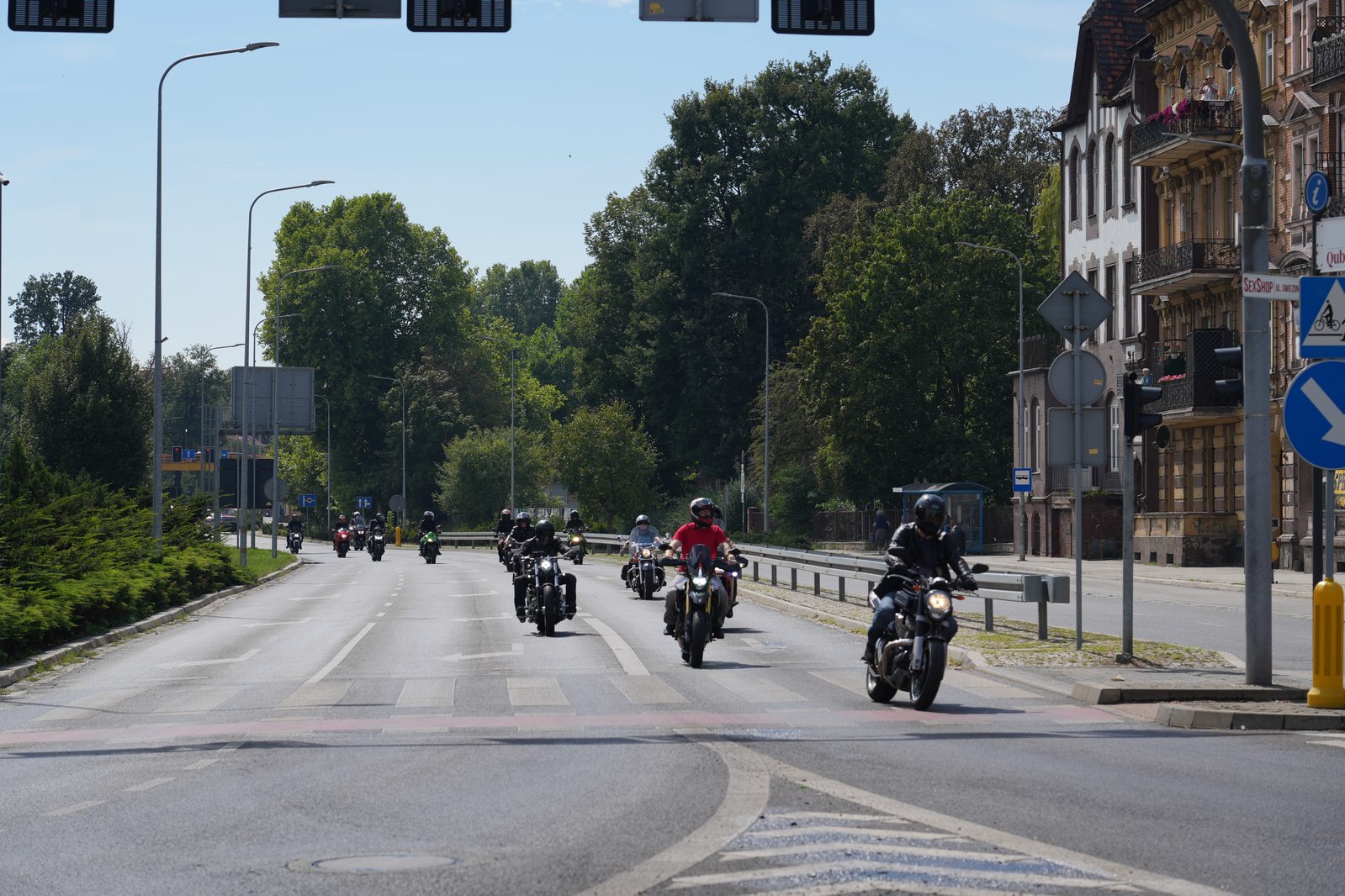 Motocyklowa parada przejechała przez Legnicę