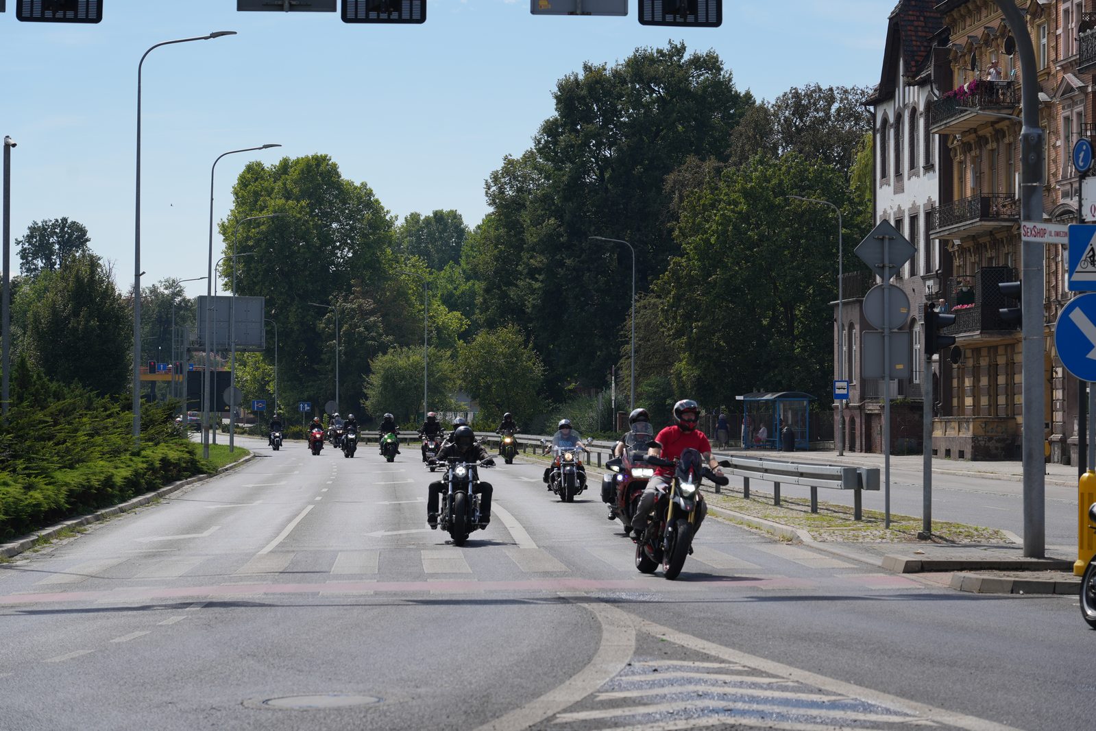 Motocyklowa parada przejechała przez Legnicę
